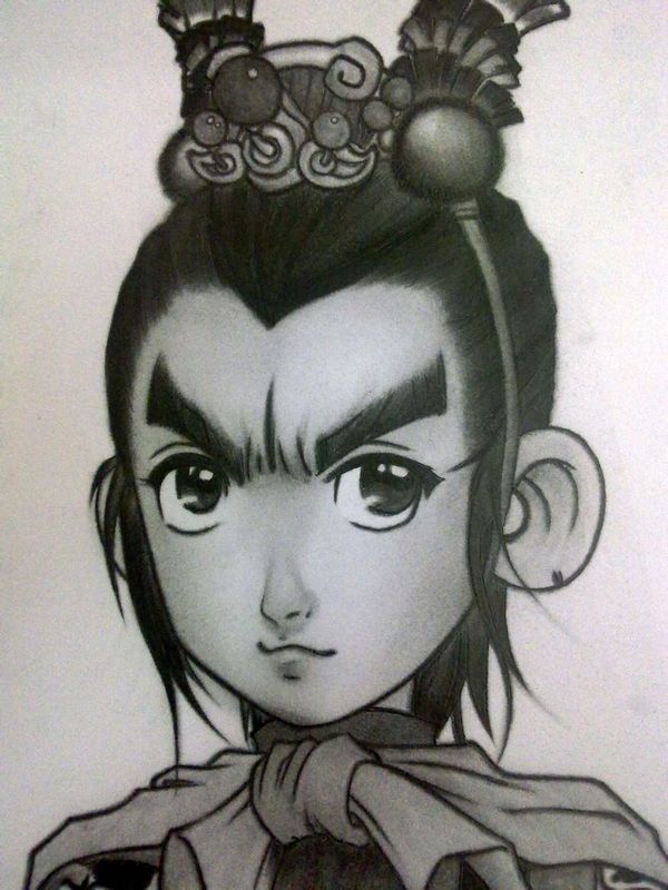 梦幻西游手绘作品