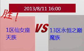 永恒第三届跨服要塞战初赛8月11日战报