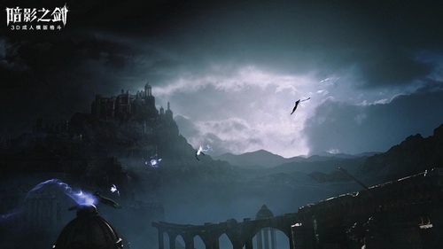 暗影女王雄伟的城堡