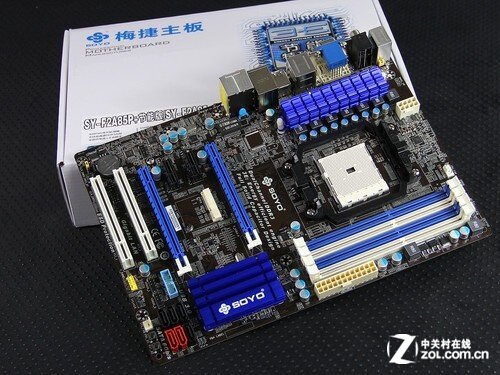 完美支持A10-6800K 梅捷A85大板599元