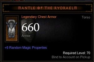 暗黑3资料片中的传奇物品和套装的制作