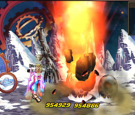 元素冥焰穿刺九件套达成 暗火技能展示