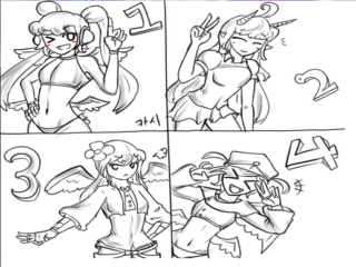 天热了我们来乘凉吧 LOLI5姐妹夏日乘凉漫画 