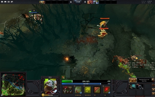 DotA2屠夫攻略 树林阴影系统讲解