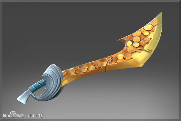 DOTA2船长昆卡饰品装备土豪金