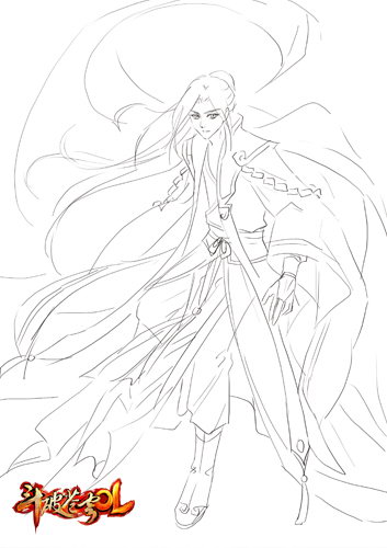 漫画“药尘”设定稿