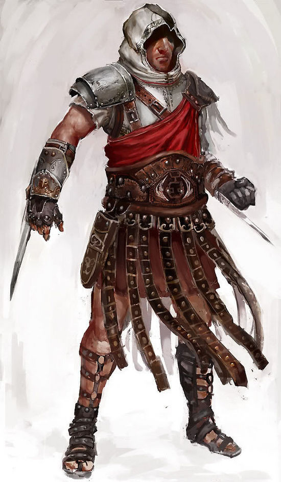 《刺客信条》同人创作插画 展现多国刺客风格