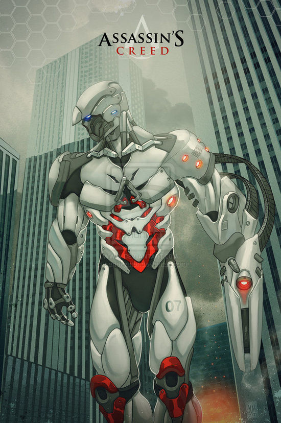 《刺客信条》同人创作插画 展现多国刺客风格