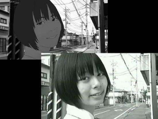 《恶之华》动画与写实版对照