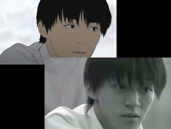 《恶之华》动画与写实版对照