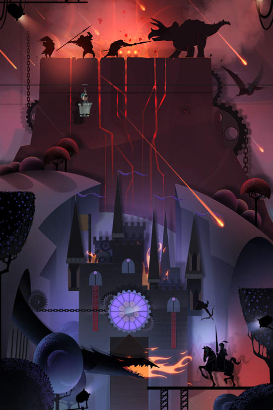 「Into The Pixel」E3展最美的游戏美术概念图