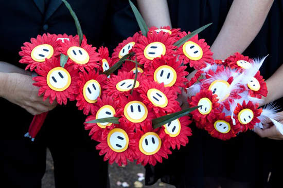 俏皮玛利欧主题婚礼　宅性之中不失典雅?