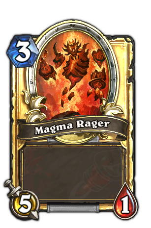 每日一牌介绍：岩浆暴怒者（Magma Rager）