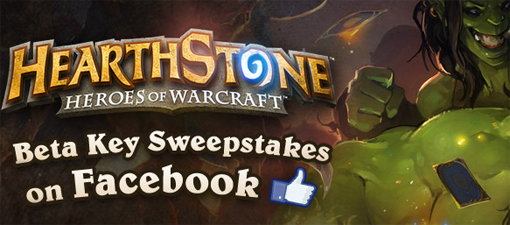 炉石脸书发测试号昨日结束 平均两百人抢一个号