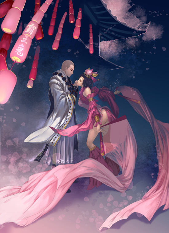 不喜误入 霸王兔手绘大师&七秀CP贺图