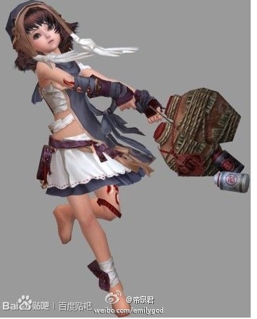 《剑网3》安史之乱丐帮人物3D实体效果