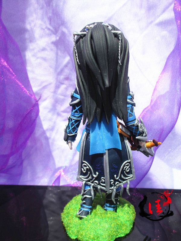 剑网3软陶作品之《破军花哥剑茗炮姐》