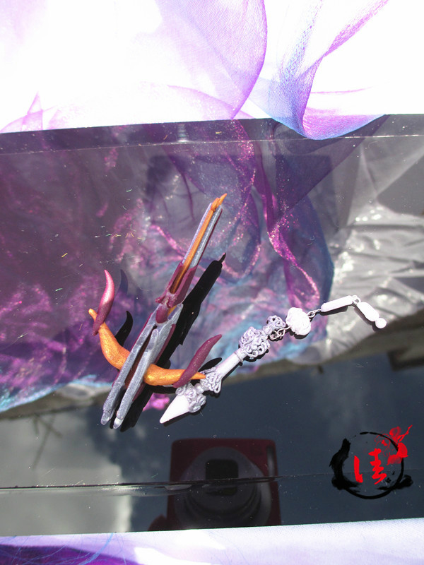 剑网3软陶作品之《破军花哥剑茗炮姐》