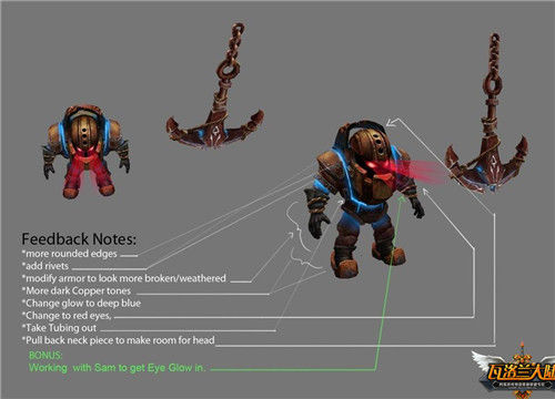 LOL英雄新旧组模大对比 船长普朗克摇身变高富帅