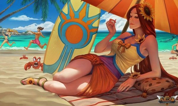 玩家不满蕾欧娜无比基尼装 LOL设计师有话要说