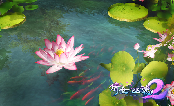《倩女幽魂2》暑假活动——家园水上装饰物出水芙蓉