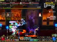 DNF视频-超级原子弹！韩服大枪逆天量子带队暴龙王