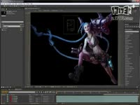 版本预览：金克丝动态登陆界面动画制作过程