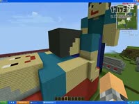 minecraft 无节操雕塑 基情四射