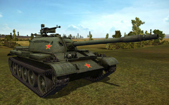 游戏中的62式坦克