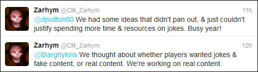 暴雪：今年我们实在太忙 愚人节恶搞力不从心