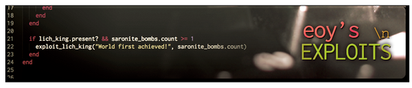 Ensidia主力暗牧Eoy：那些年我钻过的漏洞