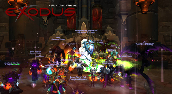 著名公会Exodus宣告解散 不再继续25人团活动