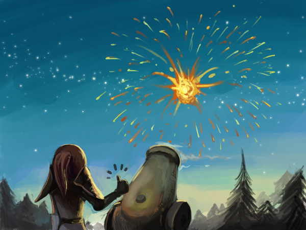 玩家恶搞作品：给七夕美丽的故事画个续篇