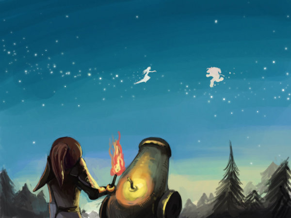 玩家恶搞作品：给七夕美丽的故事画个续篇