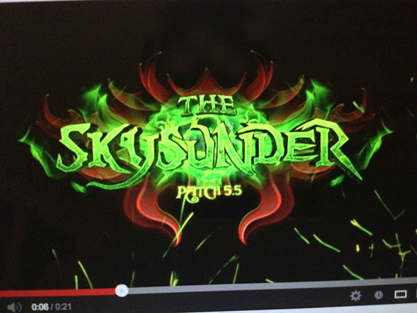 魔兽5.5补丁Logo疑似泄露 破天者从天而降？