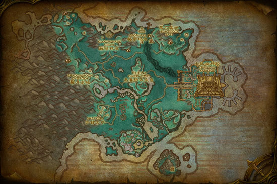 翻译：德拉诺之王联盟和部落起始地图汉化