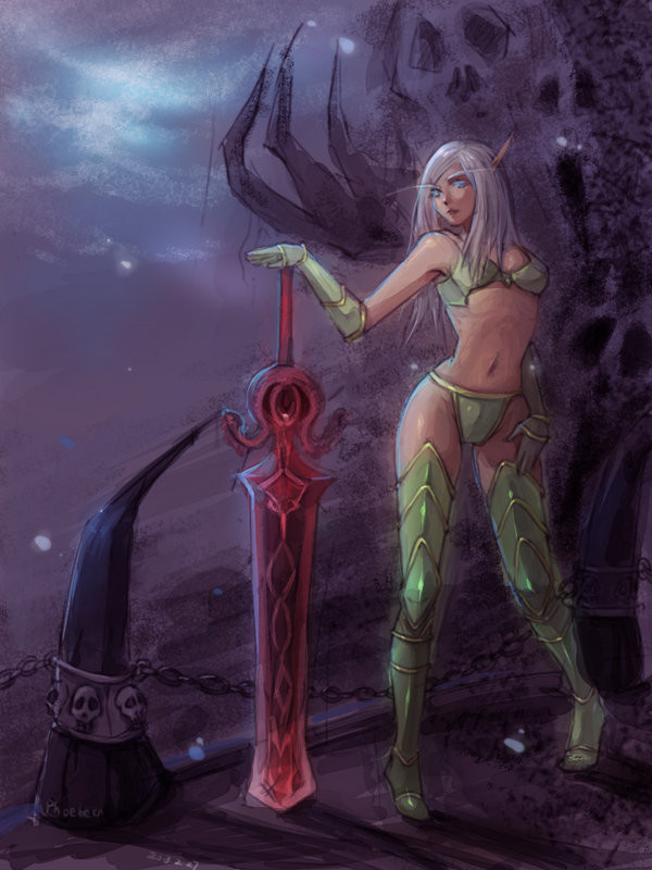 魔兽世界同人插画