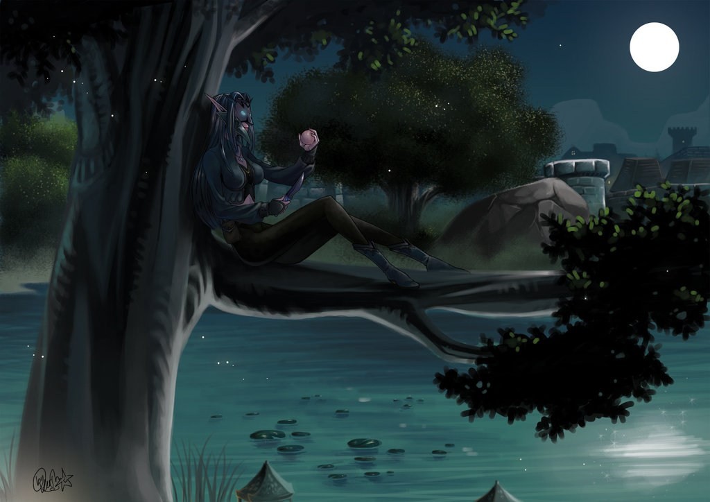 魔兽世界同人插画