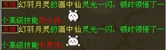 幻羽月灵的画中仙领悟高级技能