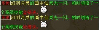 幻羽月灵的画中仙领悟高级技能