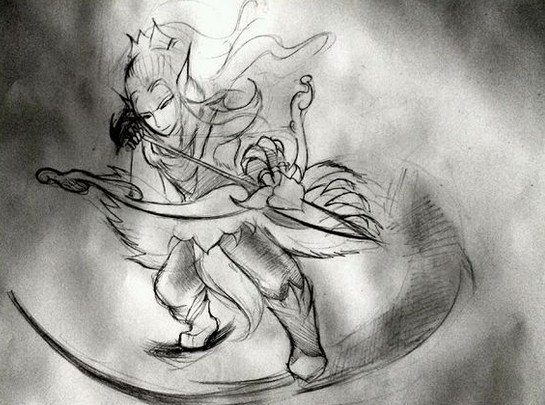 梦幻西游新角色手绘第二波 帅气杀破狼