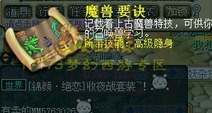 梦幻西游高级要诀