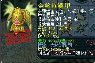 坑爹大盘点 专用无级别装备