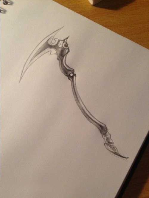 有才玩家素描梦幻西游武器图