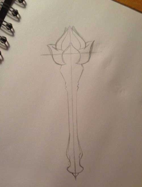 有才玩家素描梦幻西游武器图