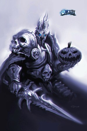 巫妖王陪你过万圣节 by Cyru600x450_C