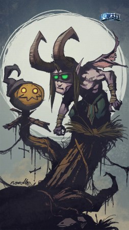 蹲坑的伊利丹 by Noodles面君