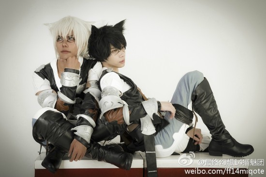 基情四射 FF14官方猫魅团小公猫高清大图