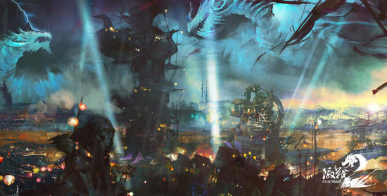 狮子拱门设定稿，五大种族联合对抗邪恶的敌人