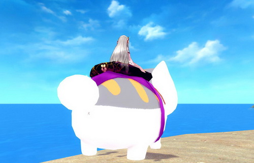 不要盯着人家的屁股看啦~喵~